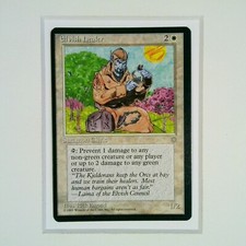 Elvish Healer Ice Age 1995 Magic The Gathering MTG Common Heavily Played