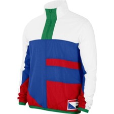 Nike Air NSW Flight Series Half Zip Breaker Men's Jacket Royal-White-Green