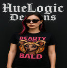 Beauty in the Bald Funny Dog Shirt Chinese Crested T-Shirt | Bald Dog Lover Tee