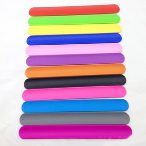 1pc Soft Flexible Silicone Slap Snap Bracelet Wrap Wristband Band Image Is Loading 1pc Soft Flexible Silicone Slap Snap Bracelet Wrap