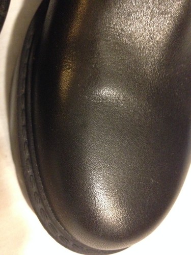 MARC FISHER LTD DACILLA BLACK LEATHER PLATFORM BOOTIE - SIZE 8 M - Picture 6 of 15