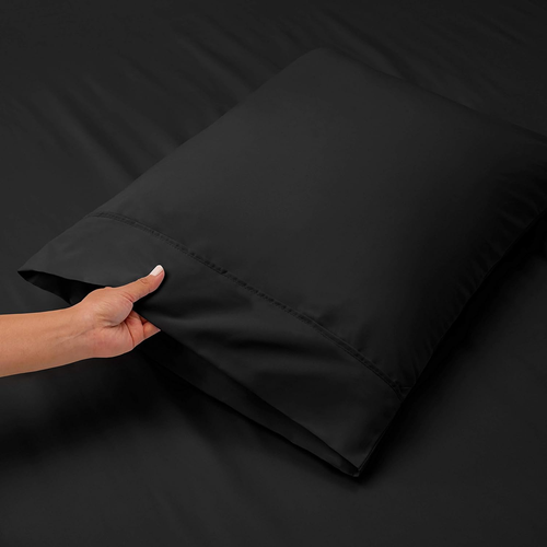 Extra Deep Pocket King Size Sheets Sets - Fits Mattress 18-24 Inches - 6 Piece K - Picture 7 of 8