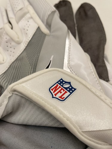GUANTES DE FÚTBOL NIKE VAPOR Jet 4 RECEPTORES XXXL Blanco PGF434 NFL NUEVOS CON ETIQUETAS - Imagen 2 de 3