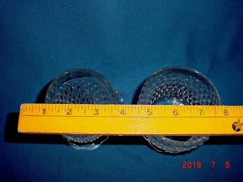 Indiana Glass Diamond Point - Creamer, Sugar Bowl & Under Plate Tray - w/Box - Picture 8 of 9