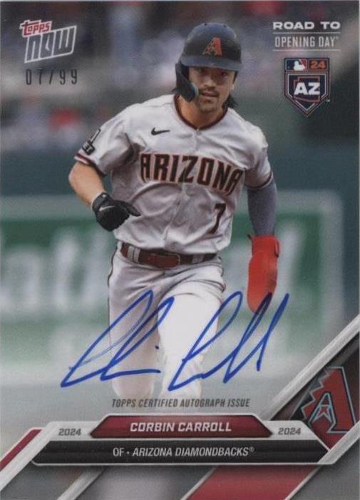 2024 Topps Now Road to Opening Day - Corbin Carroll #CC-A - 1 of 1