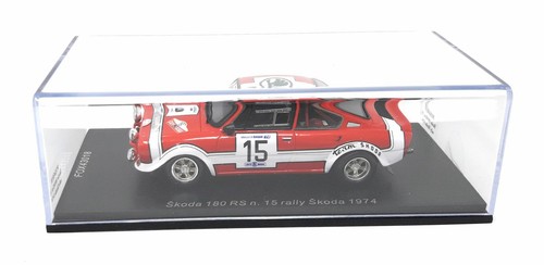 Fox18 1/43 Skoda 180 RS no 15 Rallye 1974 Srnsky Syrovatko Modellauto Resin - Bild 1 von 3