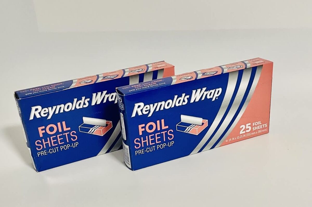 Reynolds Wrappers Pop Up / Foil Sheets (2 Pack) No cutting or