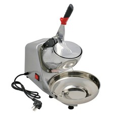 Ice Shaver Machine Ice Crusher Electric Snow Cone Maker Stainless Steel Shaving