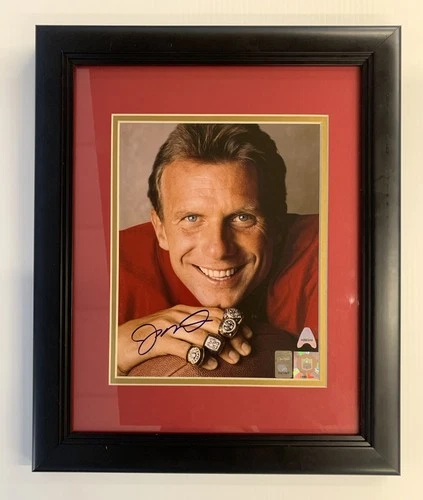 Joe Montana Framed Signed Photo San Francisco 49ers Autographed HOF NFL 16x13