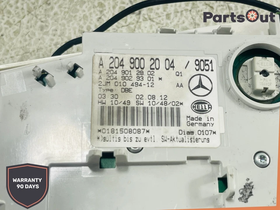 Оригинальный переключатель верхнего купольного фонаря люка для седана Mercedes W204 C300 C250 2008-2014 годов выпуска - Изображение 4 из 4