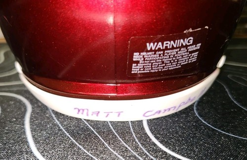 Matt Campbell Signed Autographed Iowa State Cyclones Mini Helmet - Picture 5 of 6