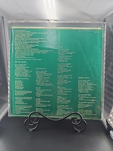 Christopher Cross Self Titled PROMO LP BSK 3383 Los Angeles Pressing VG+/G+ - Picture 8 of 16