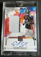 2025 Impeccable Champ Bailey Extravagance Patch  Auto GOLD 01/15 Broncos EPA-CBY