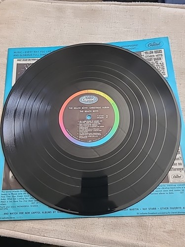 The Beach Boys – Christmas Album Vinyl Record FIRST Pressing BLACK 1964 MONO - Picture 9 of 15