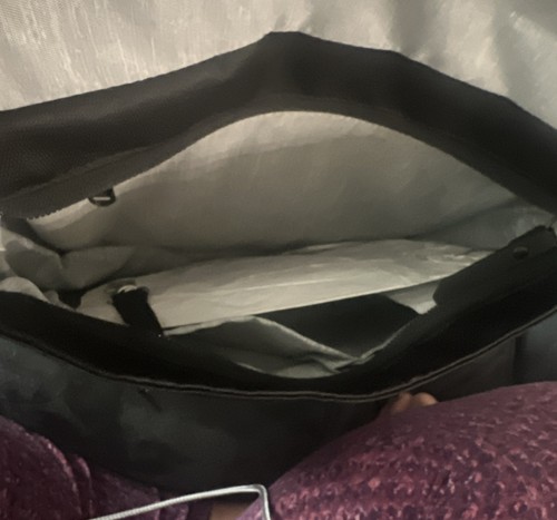 SHERPANI Milli Foldover Saddle Umhängetasche schwarz blau recyceltes Polyester - Bild 6 von 6