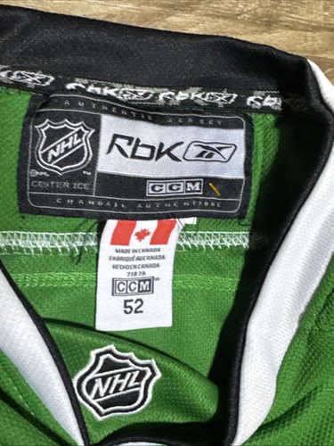 Brent Seabrook Chicago Blackhawks Hockey St. Patrick’s Day Reebok Jersey Size 52 - Picture 3 of 3