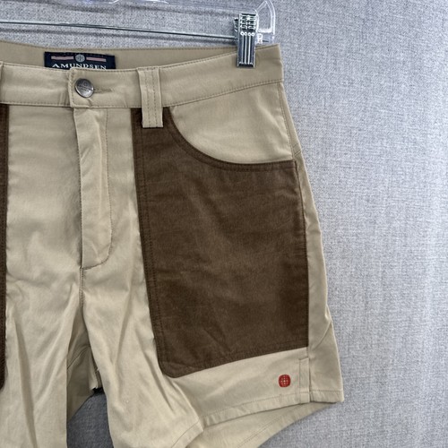 Amundsen Oslo Field Incher Shorts 6" Mens Small Beige Waxed Canvas Outdoor* - Picture 3 of 13