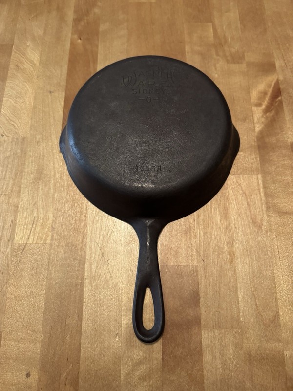 Vintage Wagner Ware Sidney -O- Cast Iron Skillet #5 1055H Cast Iron Skillet