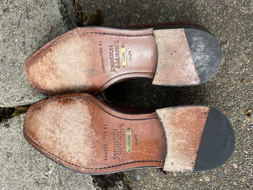 Johnston and Murphy Men’s Handmade Genuine Lizard Shoe Size 9/12 Made In Spain - Picture 6 of 7