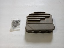 Custom Cycle Finned Panhead Rocker Cover - Natural Motorcycle Street Bike
