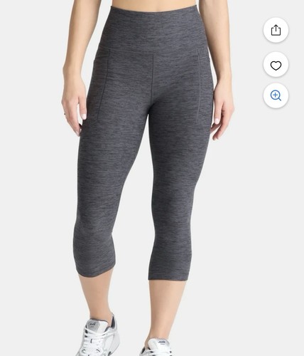 NEW Athletic Works Women’s Capri Performance Leggings with Pockets S - 2XL - Picture 3 of 6