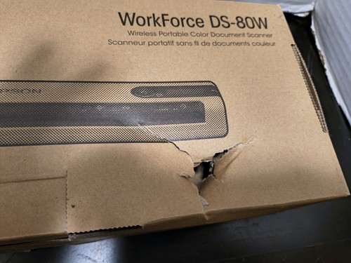 OPEN BOX - Epson WorkForce DS-80W Wireless Portable Color Document Scanner - Picture 2 of 10
