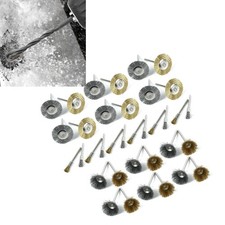 36Pcs Wire Wheel Brush Set Stainless Steel Brushes Kit For Drill Too Fit