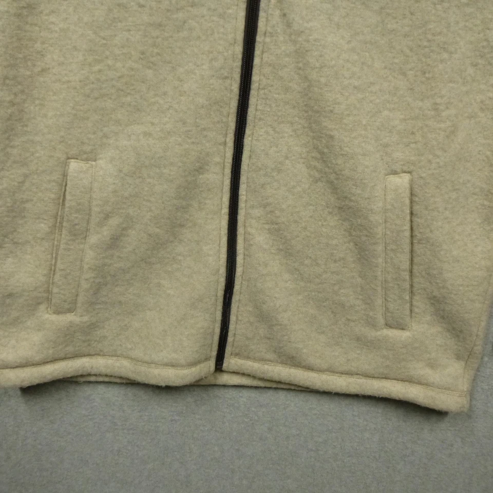 Smartwool Jacket Mens XL Brown Hooded Full Zip Merino Wool Fleece SW016522 - Image 2 of 4