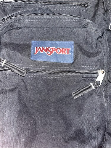 JAN SPORT Big Student Nero XL Capacità JS0A47JK 2 Divisori - Foto 2 di 9