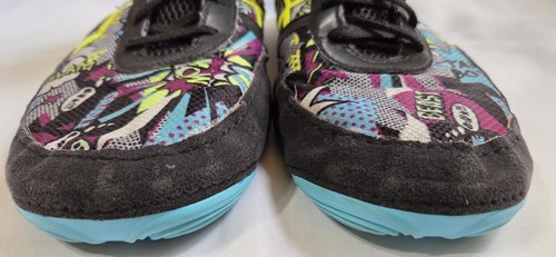 Zapato Asics Beast JB Elite Wrestling V2.0 Cosmic Graffiti J501Q Para Hombres Talla 12 Usado - Imagen 3 de 20