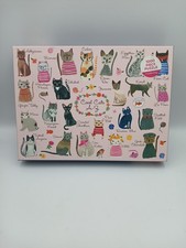 MUDPUPPY 1000 pc puzzle 'Cool Cats A-Z' Excellent Condition