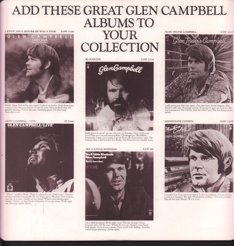 Glen Campbell Twenty Golden Greats LP vinyl UK Capitol with inner sleeve EMTV2 - Imagen 3 de 5