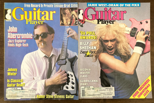 Lot (12) Guitar Player Magazine Full Year 1986 Steve Vai Billy Sheehan Rush - Picture 7 of 9
