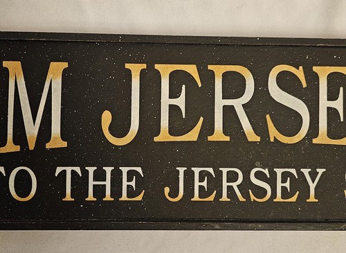 Von Jersey City zur Jersey Shore, Holz Strand Schild 26,5" × 6" - Bild 3 von 8