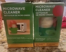 NEW Set Of 2 Microwave Oven Cleaner Steam Cleaners Free Shipping