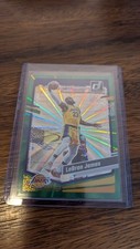 2023 Panini Donruss #2 LeBron James Green Laser Los Angeles Lakers
