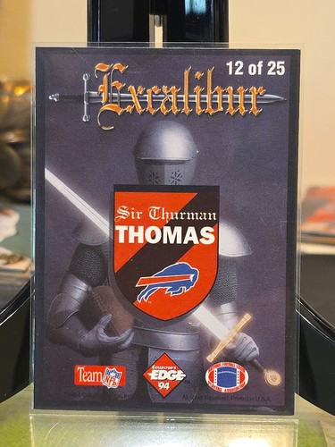 1994 Collector's Edge Excalibur - 22k Thurman Thomas #12 - Picture 2 of 7