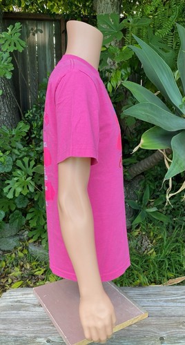 Katy Perry California Dreams Official Tour Tshirt Hot Pink Fancy Cat 2011 Größe M - Bild 3 von 7