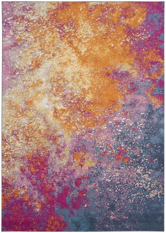 Alfombra moderna de tela multicolor Home Passion 9' x 12' (9' x 12') Foto 4 de 4