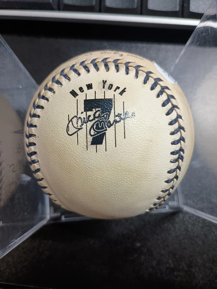 Denny McLain FIRMADO Mickey Mantle Béisbol I Threw Mantle's 535th HR 9/19/68 JSA Foto 2 de 4