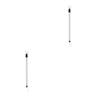  2 Pieces Extendable Wardrobe Pole for Hanging Clothes Closet with Hook