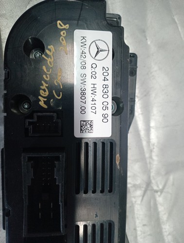 Temperature Control Front Fits 09-14 MERCEDES C-CLASS - Picture 3 of 3