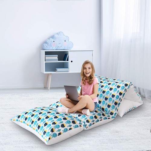 Pillow Bed Floor Lounger Cushion Cover for Kids, Perfect for for Reading Playing - Picture 1 of 3