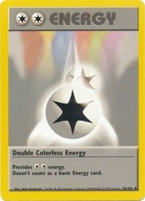 Lightly Played Double Colorless Energy - 96/102 - Uncommon - Unlimited Edition P