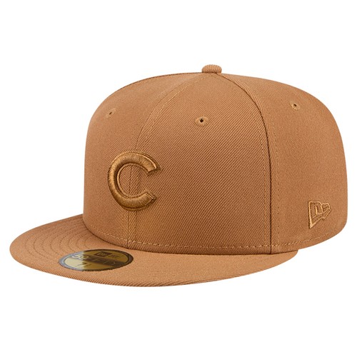 New Era Herrenmütze braun Chicago Cubs Farbpaket 59FIFTY tailliert