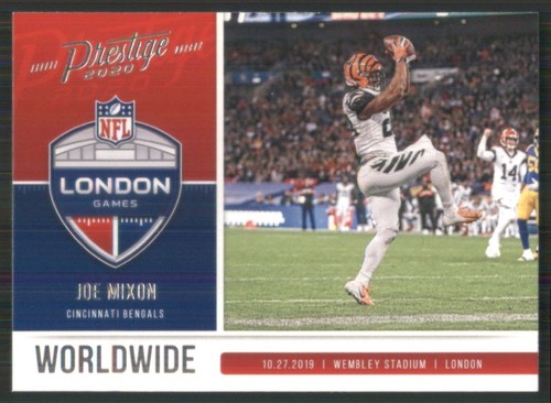 2020 Prestige Worldwide #WW-JM Joe Mixon Cincinnati Bengals TW1156 - Foto 1 di 2