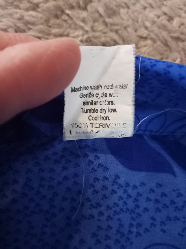 Rina Men's 5X Blue w/parrots Hawaiian Shirt, Button Up, Short Sleeve **see Photo - Picture 8 of 14
