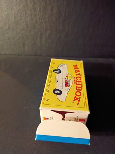 Matchbox Rare #8E7 Ford Mustang Fastback Orange 1966 VN/MINT Crisp Orig E4 Box - Picture 16 of 16