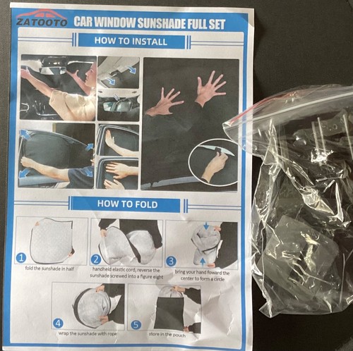 ZATOOTO Full Set / Window Sunshades for 2022-2025 Honda Odyssey - Picture 6 of 8