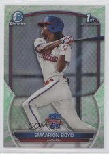 2023 Bowman Chrome Prospects Lunar Glow Refractor Emaarion Boyd #BCP-128 0b1f